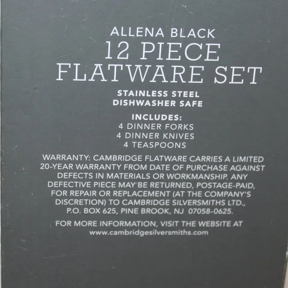 Retro Allena Black handle Flatware Set  by Threshold
